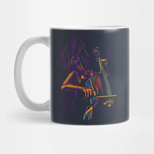 Jazz Cello Girl Mug